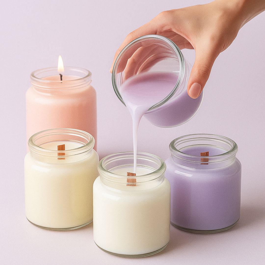 Velas decorativas con forma de artesanías